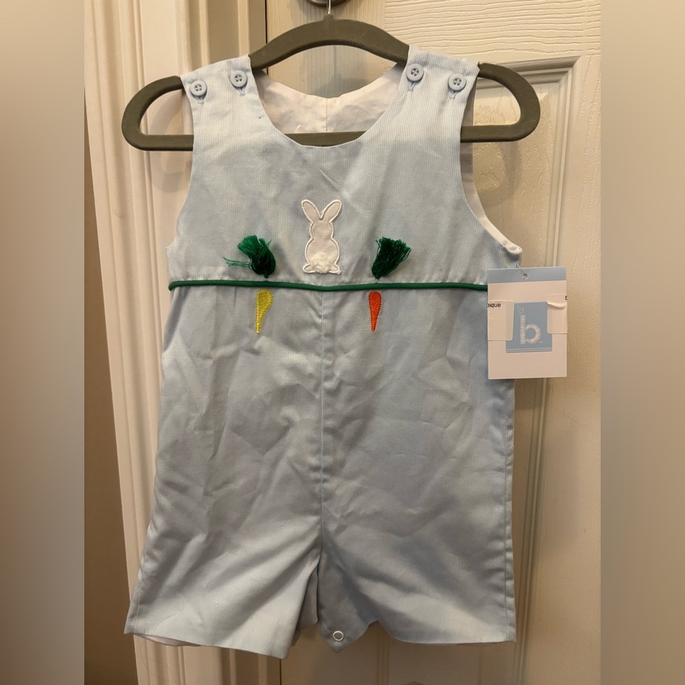 NWT Bella Bliss Blue Bunny Jon Jon